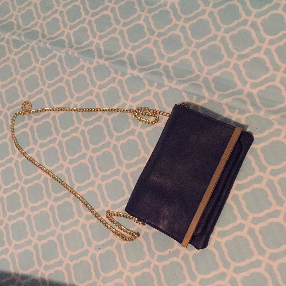Navy blue mini purse
